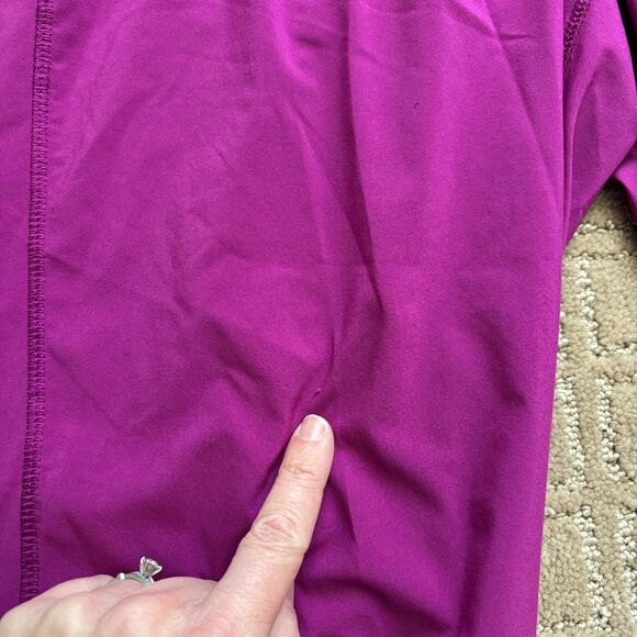 Lululemon Tranquil Crop Pull On Pants Size 8 Fuchsia Pink Athleisure High Rise - Picture 10 of 10